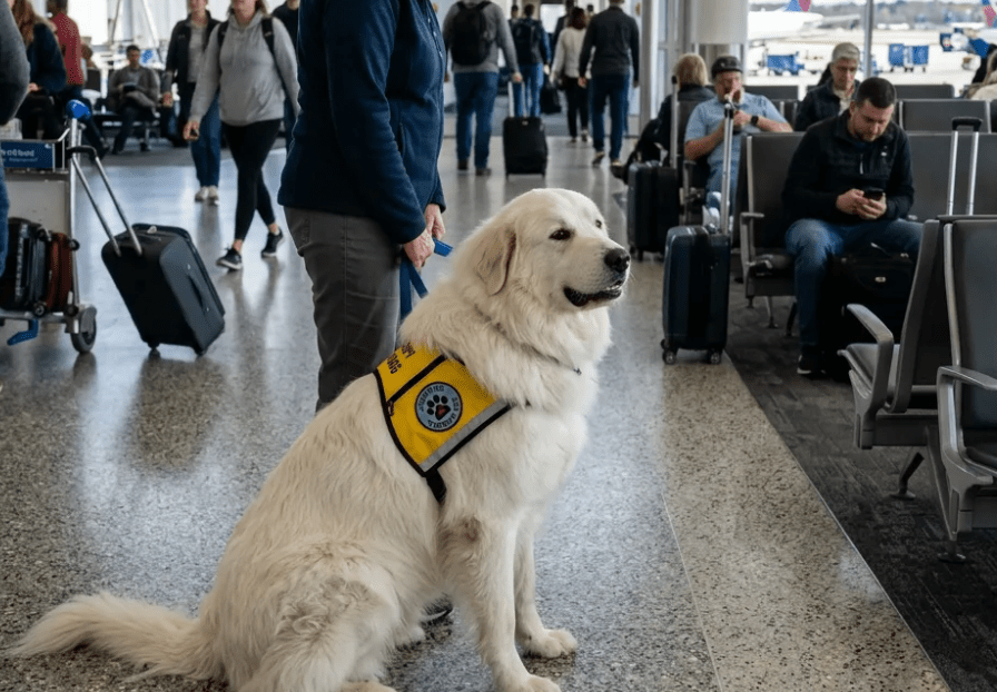 A Day in the Life of an Airport Celebrity&nbsp;Dog